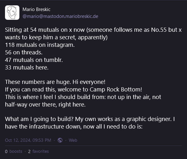 I spent a few hours looking at my social accounts, and decided to prune and slim both types of…