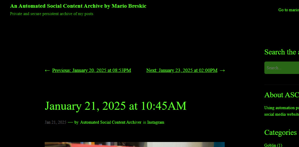 Website changes, website changed.