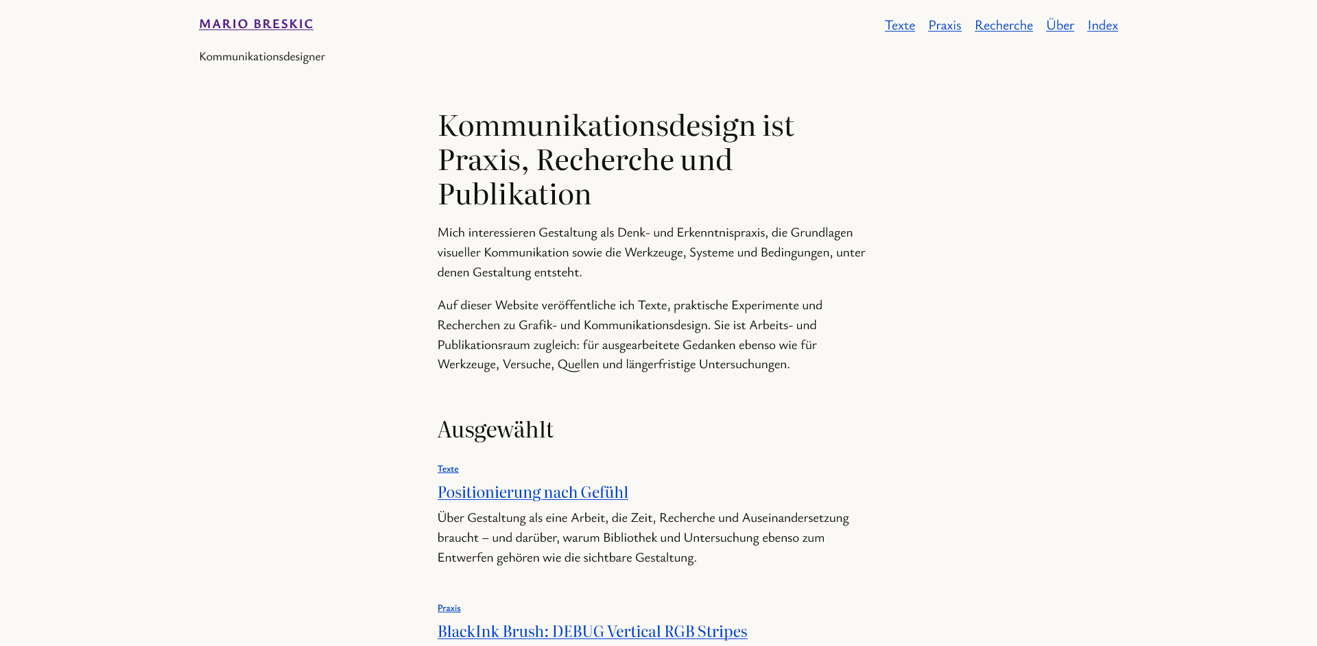 Worked on my website and on medienfeed